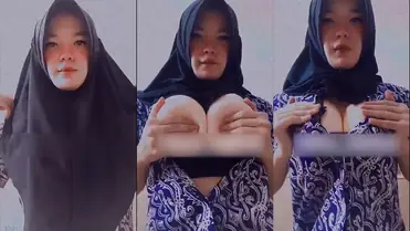 Bokep Jilbab Nabilah Toge Remas Ganas
