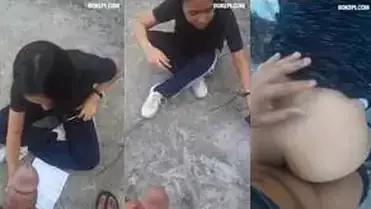 Pelajar SMA Niat Belajar Malah Ngentot di Atap